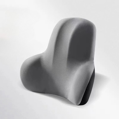 Unisex ergonomic memory foam lumbar support pillow. Back cushion for office chairs & car seats. Pain relief.