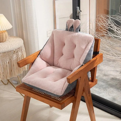 Unisex velvet memory foam coccyx cushion for posture correction & back pain relief in any seat.