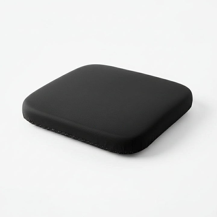 Ergonomic memory foam seat cushion for office chairs, offering tailbone & back support for long workdays.