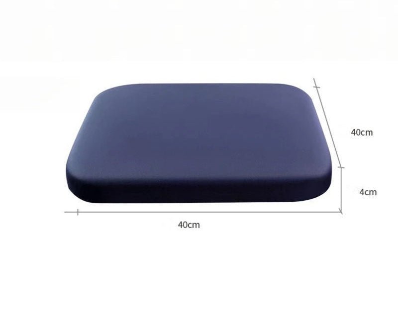 Ergonomic memory foam seat cushion with coccyx cutout for tailbone relief & back support. Improves posture.