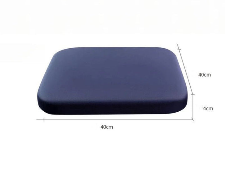 Ergonomic memory foam seat cushion with coccyx cutout for tailbone relief & back support. Improves posture.