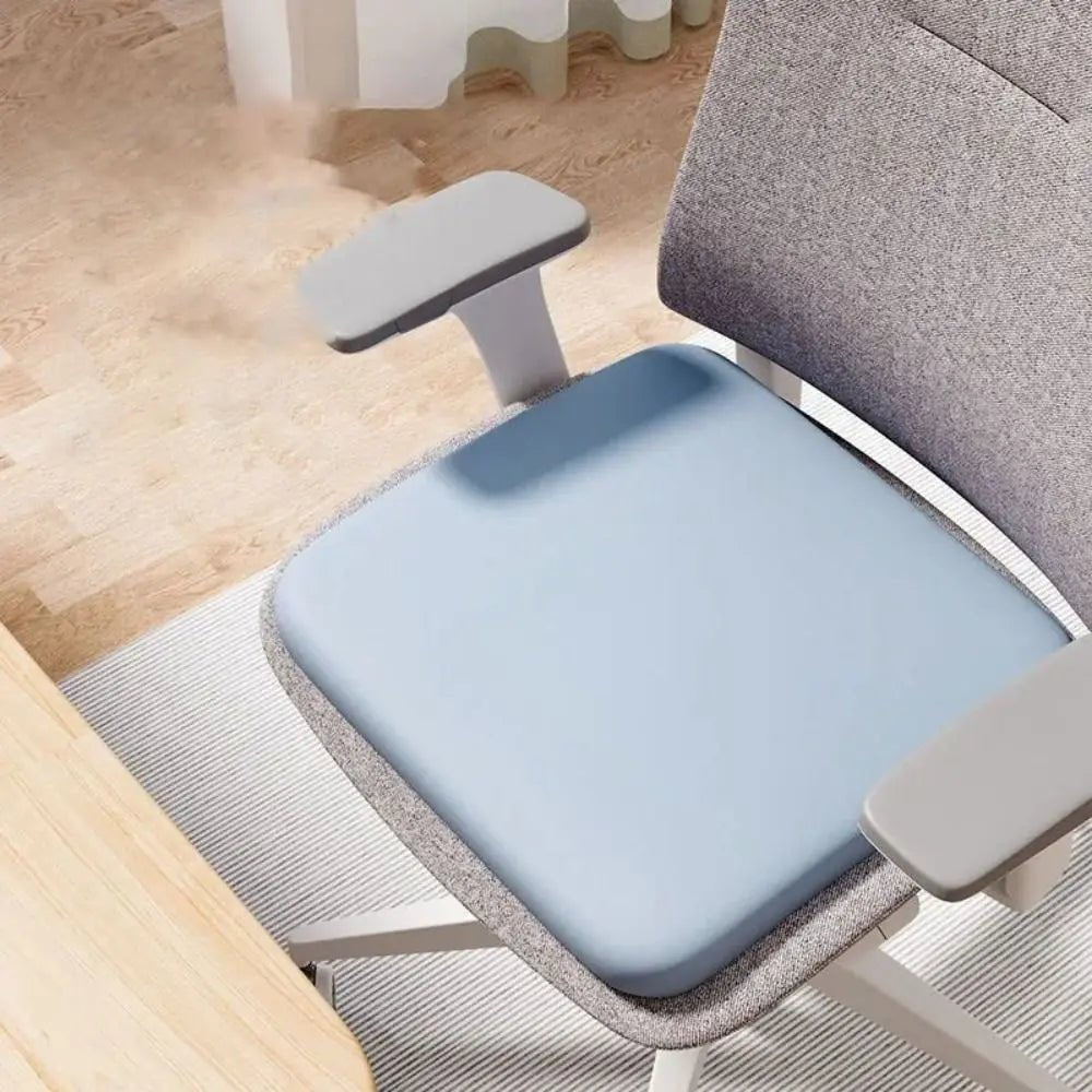 Washable cover ergonomic seat cushion, ensuring hygiene & comfortable sitting in any chair.