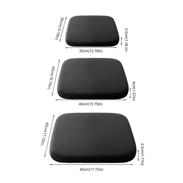 Ergonomic seat cushion providing back pain relief & superior comfort for prolonged daily sitting.