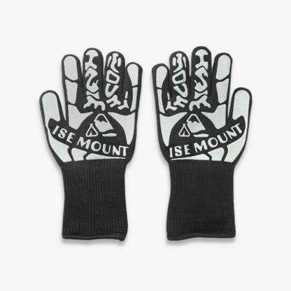 Durable heat resistant work gloves, essential safety gear for high-temp environments like baking ovens