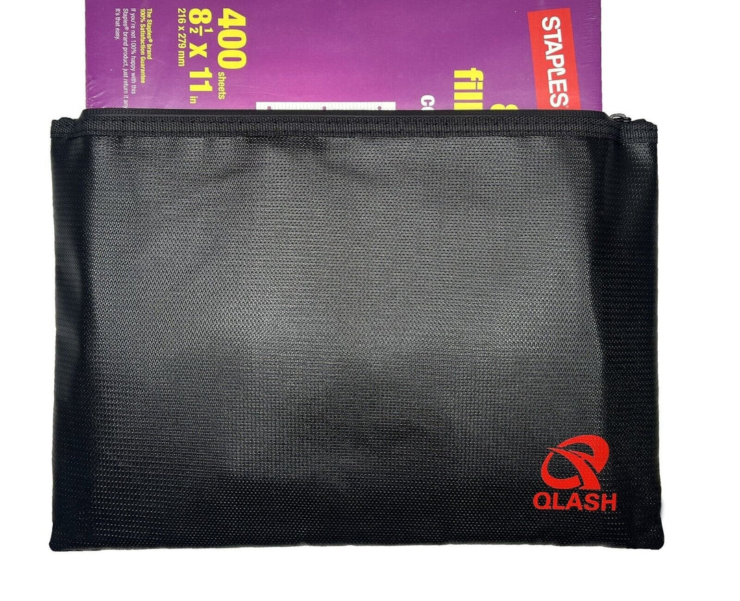 Fireproof document holder, water-resistant for maximum valuable storage and home security