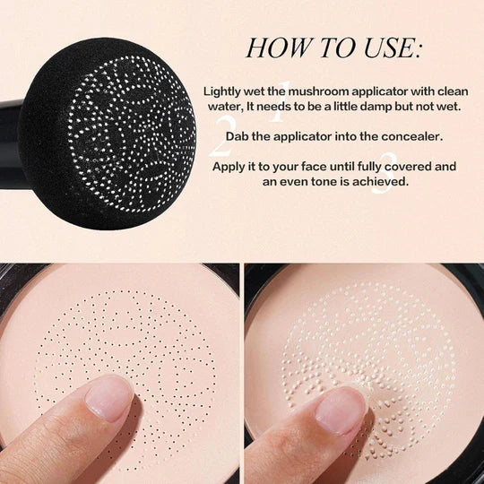 Achieve flawless, radiant skin with this anti-aging Moisture Cushion CC Cream makeup.