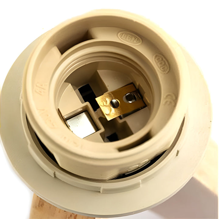 Modern flexible wood robot lamp, ideal for desk, office, or unique home decor. Sustainable design.