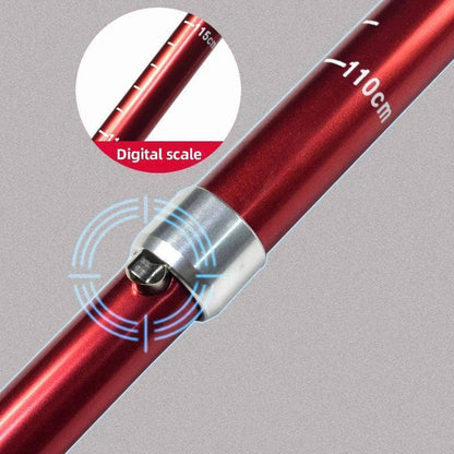 Trekking pole with 5 sections, compact and foldable, perfect for easy transport and storage