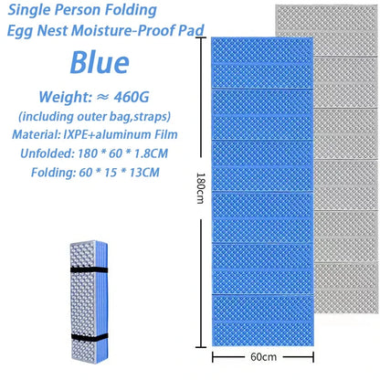 Portable waterproof foam sitting pad, a must-have for camping, hiking, and outdoor leisure