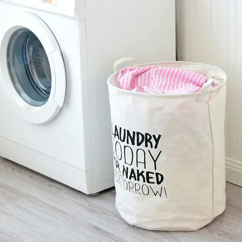 Buy One Get One Free! Space-saving foldable laundry basket & storage bin. Waterproof cotton linen, unisex.