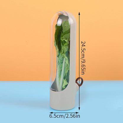 Food storage container for fresh herbs, keeps produce crisp, great for camping trips