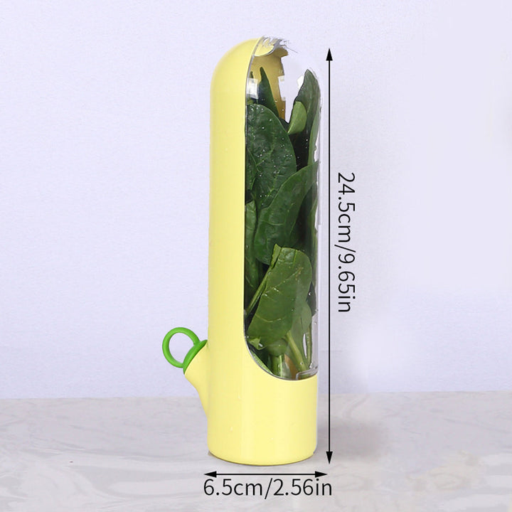 Multi-purpose produce saver container, keeps herbs & vegetables fresh for camping & everyday