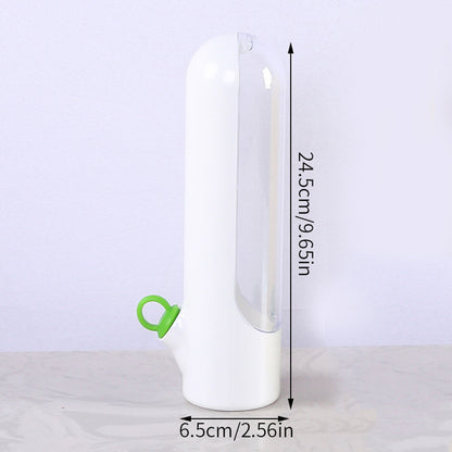 Camping herb keeper & produce saver, keeps vegetables fresh longer in a clear container