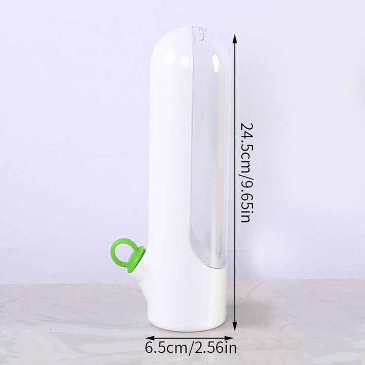 Camping herb keeper & produce saver, keeps vegetables fresh longer in a clear container