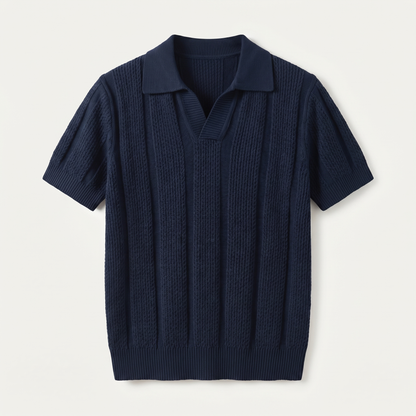 Versatile men's athletic polo shirt, a slim-fit and stylish top perfect for both casual outings and sports.