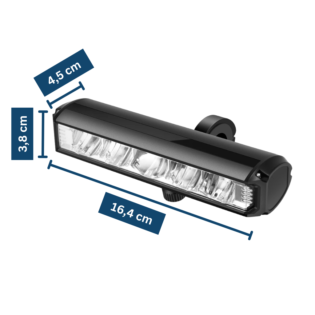 Adventure-seeker wearing Frontlight Maxi headlamp, offering hands-free illumination for camping trips