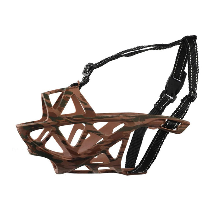 Premium breathable dog muzzle for gentle training, safety, anti-barking & no biting. Comfortable pet supplies.