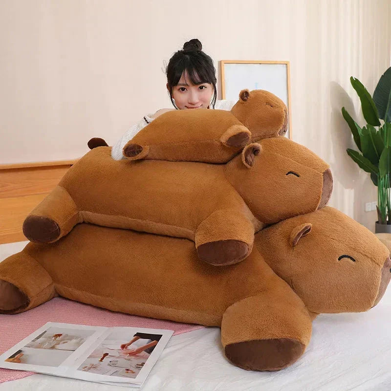Premium giant capybara plush, a delightful soft toy & comfort gift for all ages.