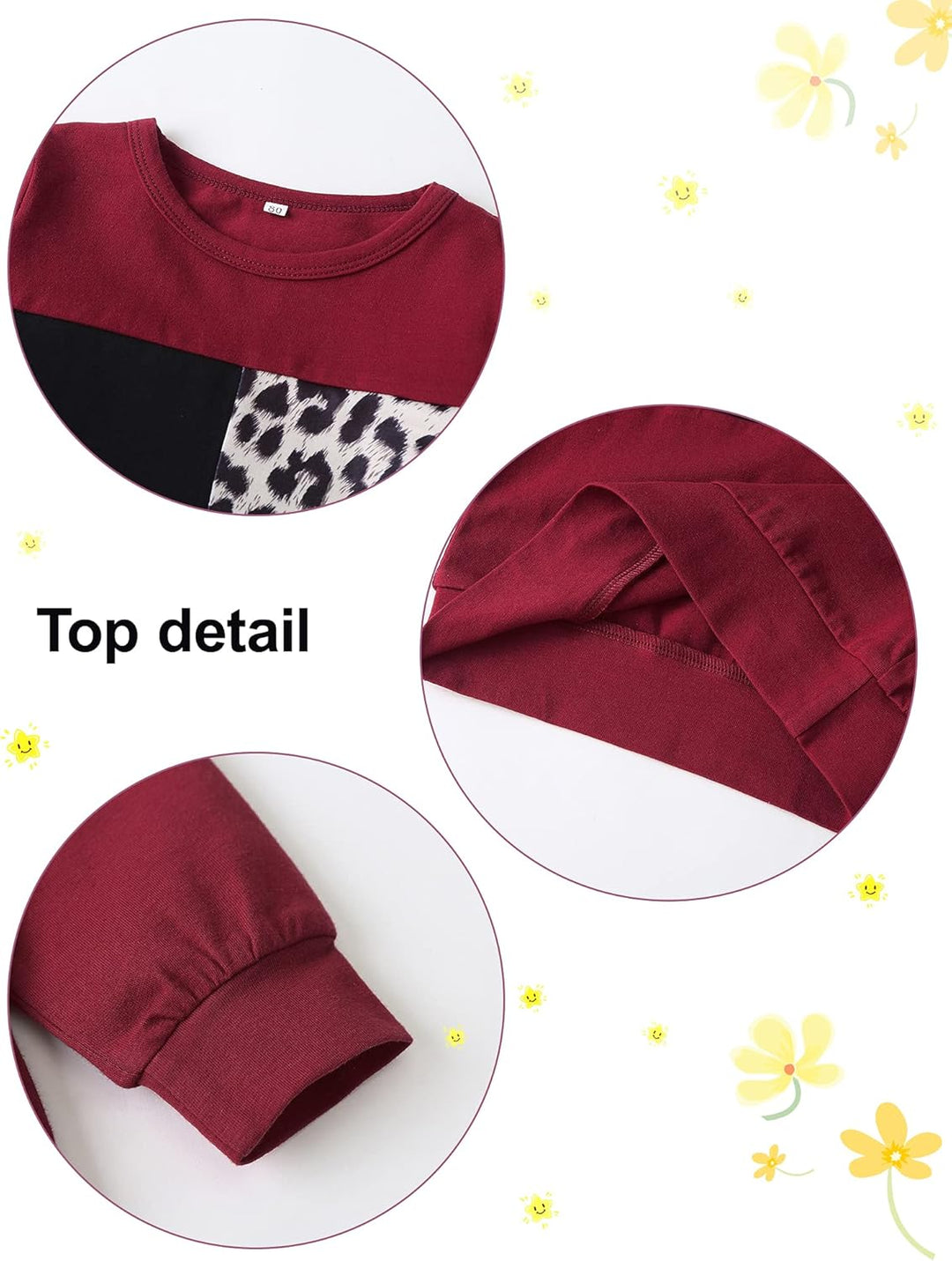 Cute winter wear for toddlers: warm sweater & matching pants for play.