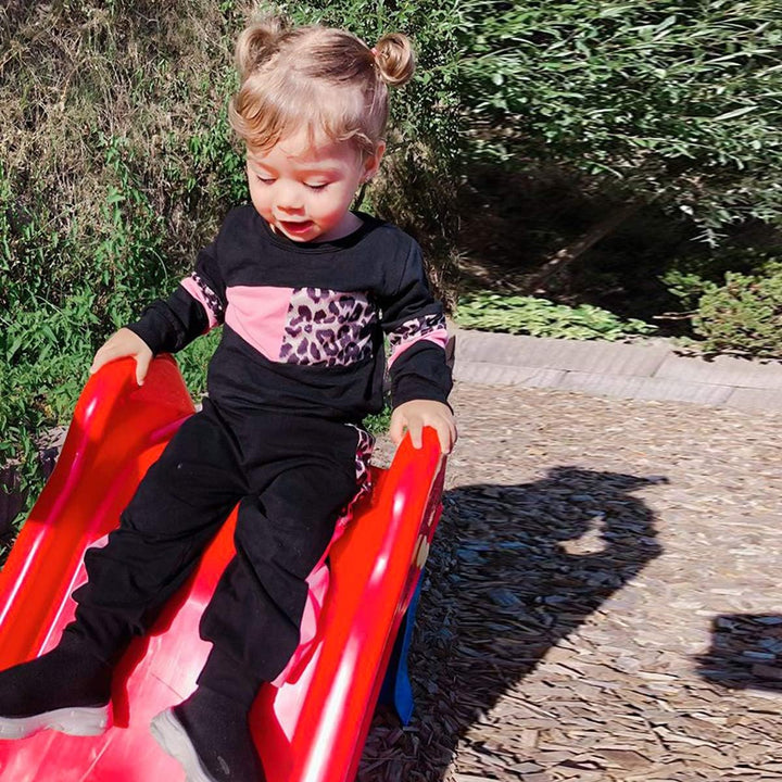 Essential baby girl sweater pants set, offering warmth & comfort all winter.