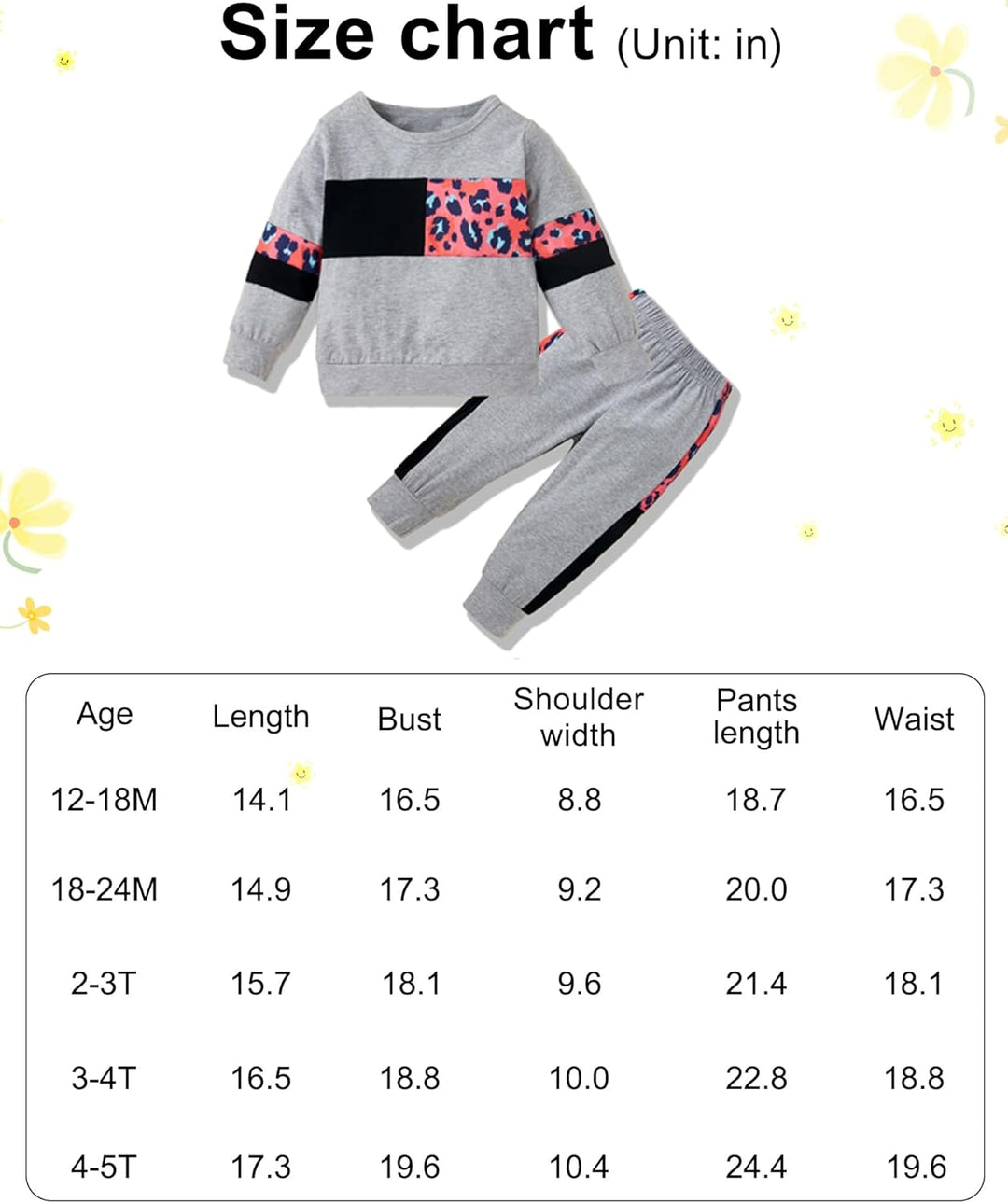 Warm & cozy two-piece for girls: knit sweater & comfortable pants, baby outfit.