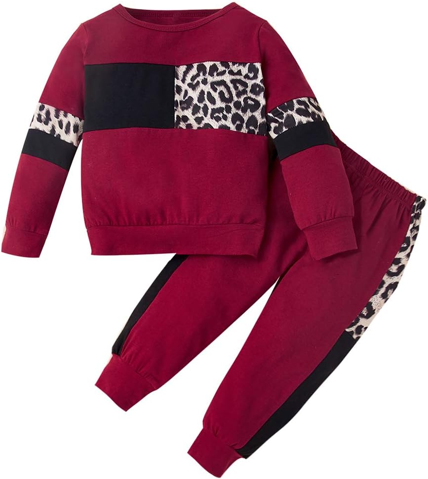 Girls' stylish knit sweater & pants combo, great for winter fashion & warmth.