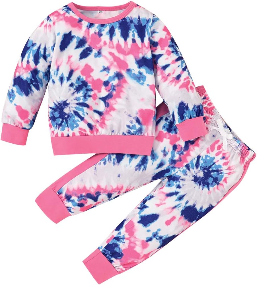 Warm & cozy two-piece set for girls: knit sweater & comfortable pants.