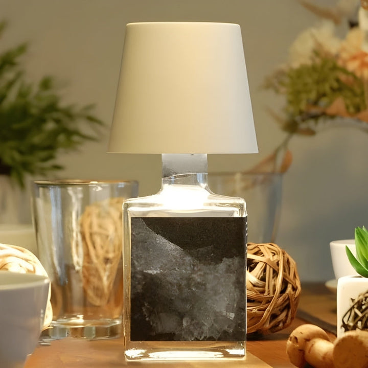 Create warm, inviting mood lighting with the GlowBottle decorative bottle lamp for any room or event.