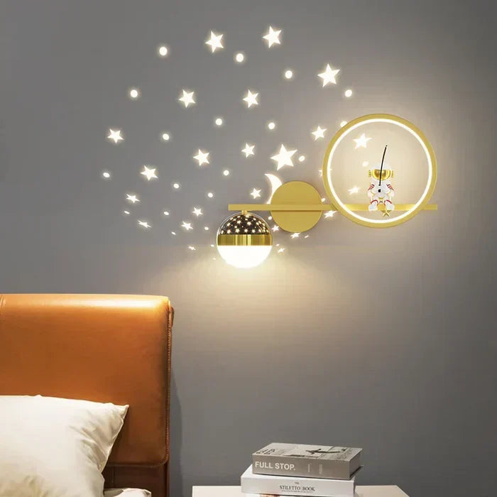 GlowNest soft lighting wall lamp, ideal for a peaceful children's nursery.