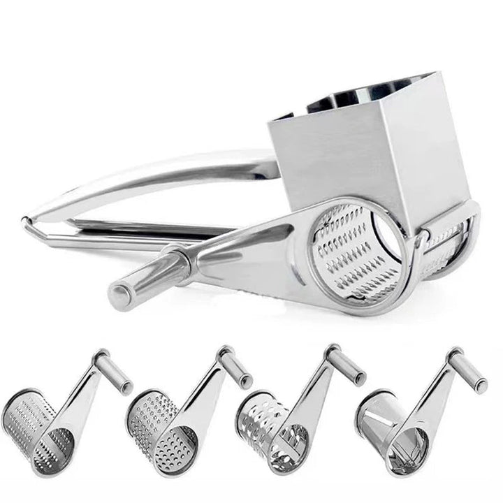 GRATE MOTION manual rotary grater, a must-have kitchen tool for quick and easy food preparation.