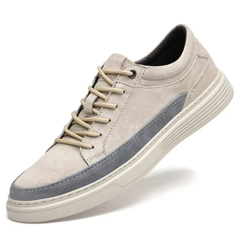 Sand men's Garrison suede sneakers, perfect casual shoes, offering all-day comfort & a stylish look.