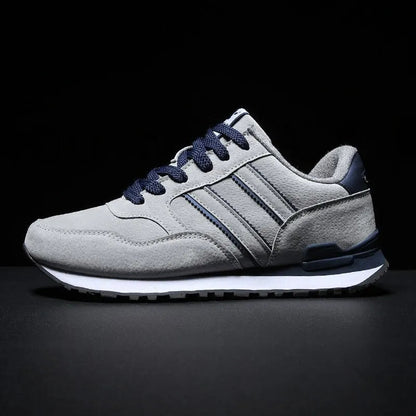 Blue women's athletic walking shoes, lightweight and comfortable for casual everyday wear. Lace-up design.