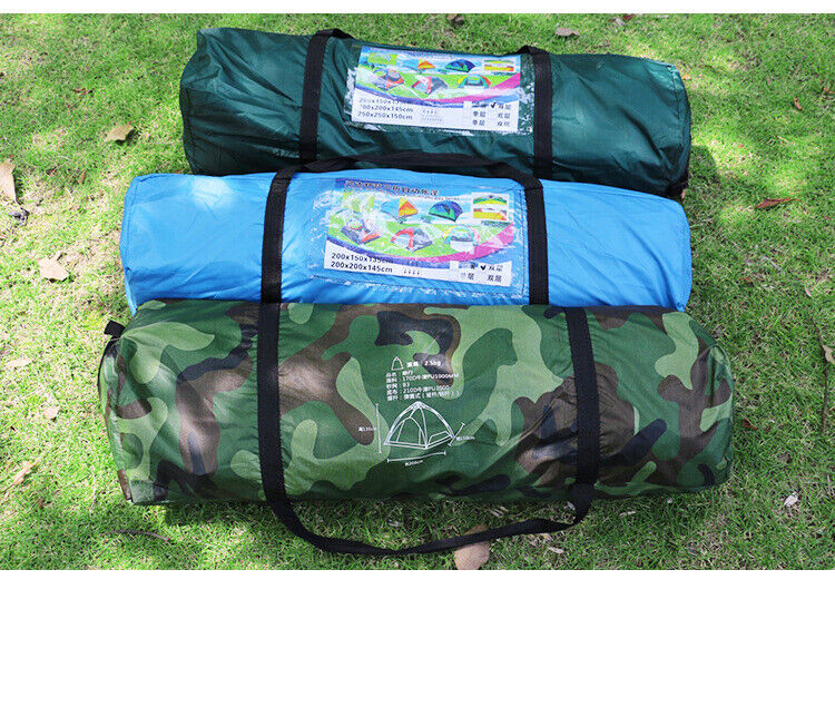 Lightweight green instant pop-up tent, an essential waterproof camping gear for hiking