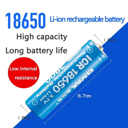 Universal 18650 Li-ion 3.7V Rechargeable Batteries (2-Pack)