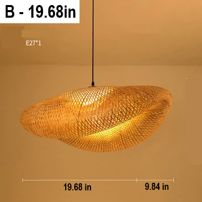 Large handmade rattan pendant lamp, a statement ceiling light for contemporary and boho interiors.