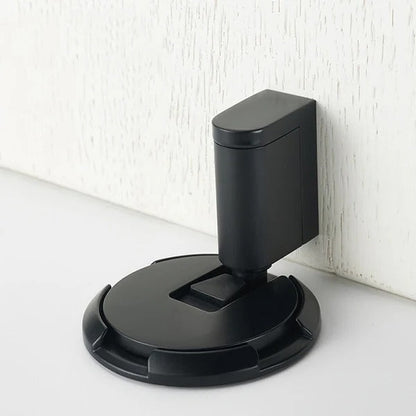 Floor mount heavy-duty adjustable door stopper, secure hold, easy installation for home.