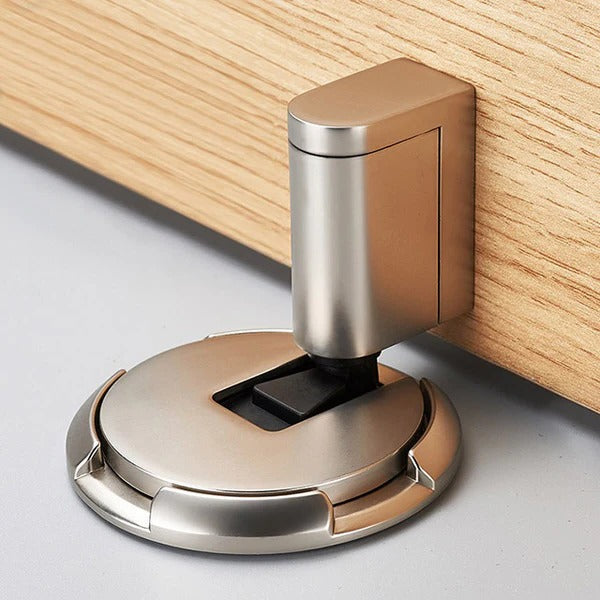 Durable, adjustable door stopper, provides reliable heavy-duty door control & protection.