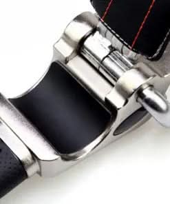 High-security heavy-duty steering wheel lock, designed for universal car anti-theft protection & auto safety.