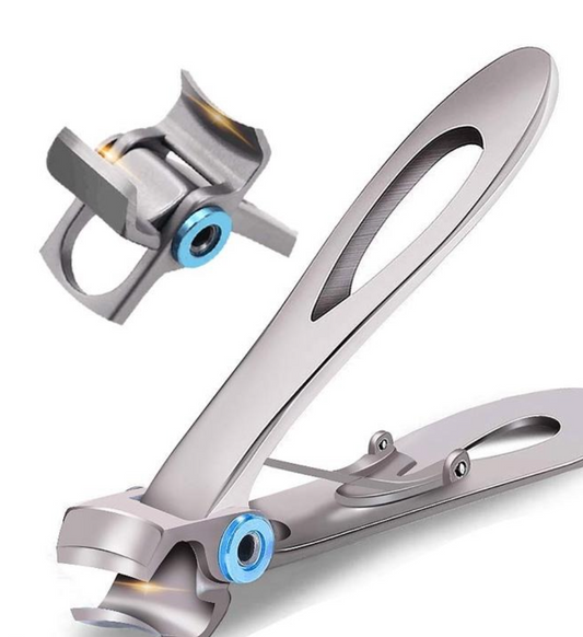 Heavy-duty cast steel nail clippers for thick toenails & ingrown nails. Sharp, durable foot care tool.