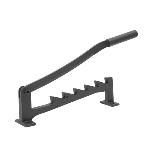 Heavy-duty wall mounted firewood splitter, ideal for fireplace wood and camping, enhancing home heating.