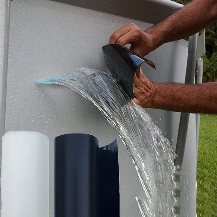Heavy-duty waterproof repair tape for instant leaks seal, strong adhesive for home & pipe repairs.