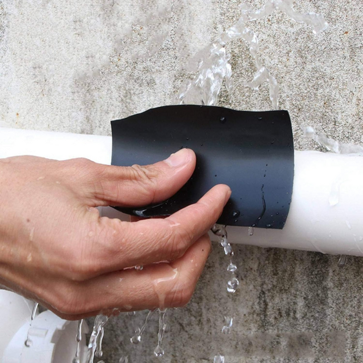 Strong adhesive waterproof tape, designed for instant leak sealing, pipe repair, and home emergency fixes.