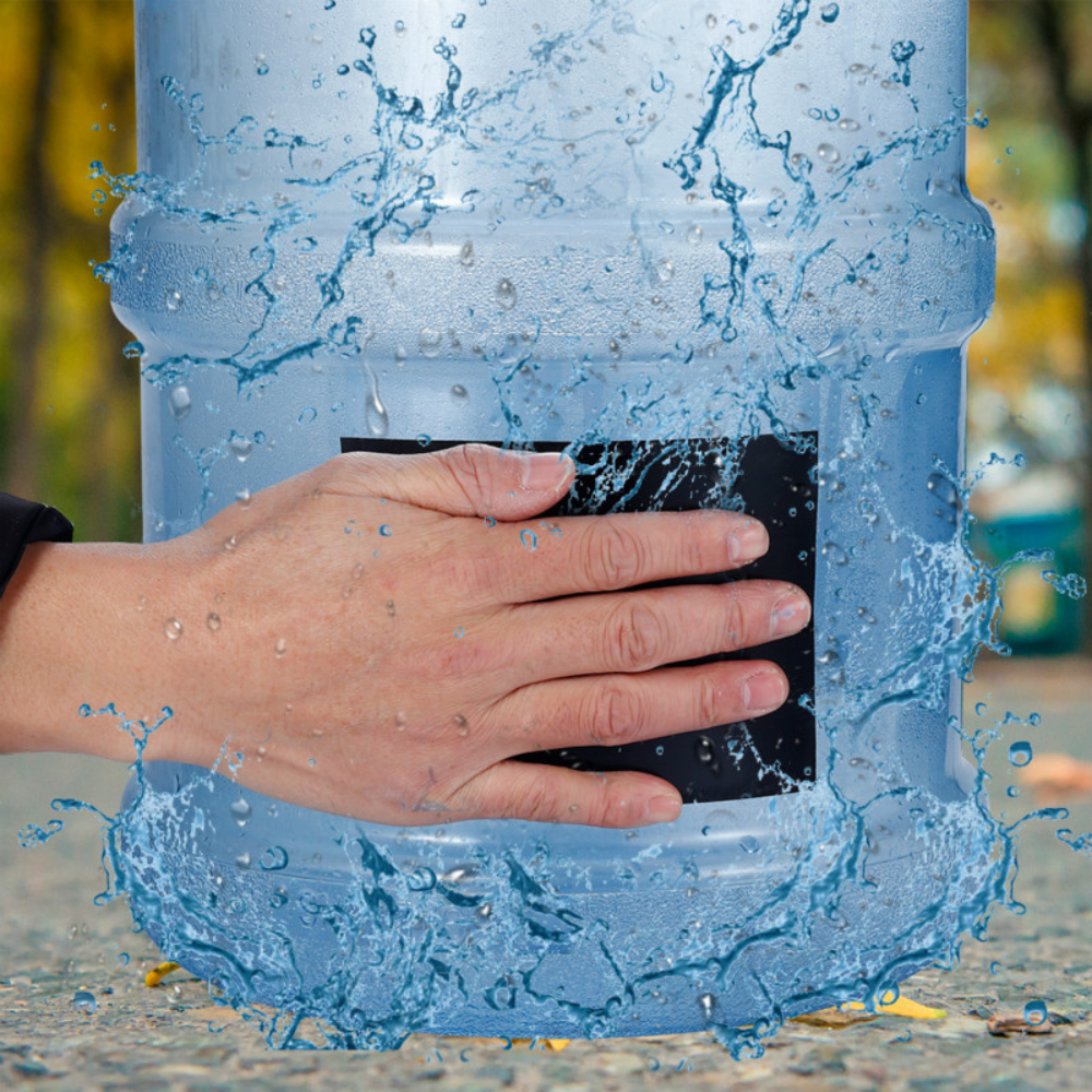 Emergency leak stop tape, heavy-duty & waterproof, for instant repairs on plumbing, inflatables, and tents.