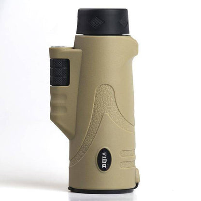 Advanced 10x42 monocular telescope, featuring BAK4 prism and precise dual focus for sharp images.