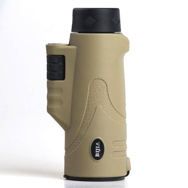 Advanced 10x42 monocular telescope, featuring BAK4 prism and precise dual focus for sharp images.