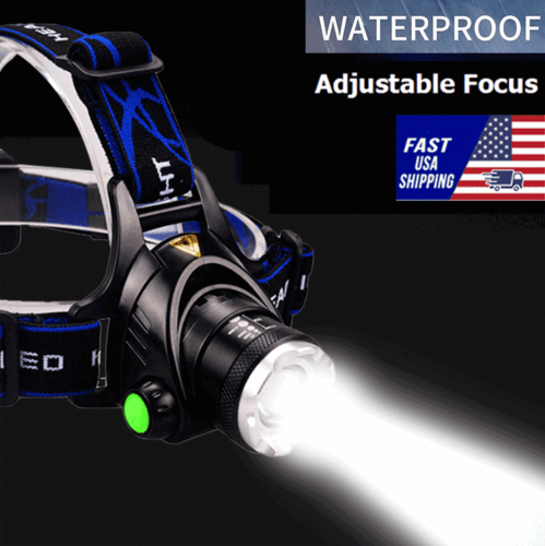 Tactical light LED headlamp, high power and waterproof for professional use