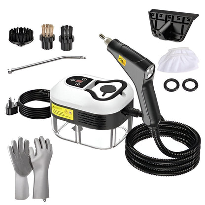 High-pressure steam cleaner for deep cleaning homes & cars. Powerful, chemical-free, multi-surface grime removal.
