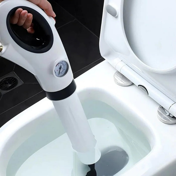 High-pressure toilet & drain unblocker removes tough clogs from sinks, tubs & pipes quickly.