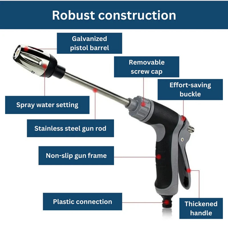 Universal high-pressure turbowasher nozzle for effective patio, driveway, and outdoor dirt removal.