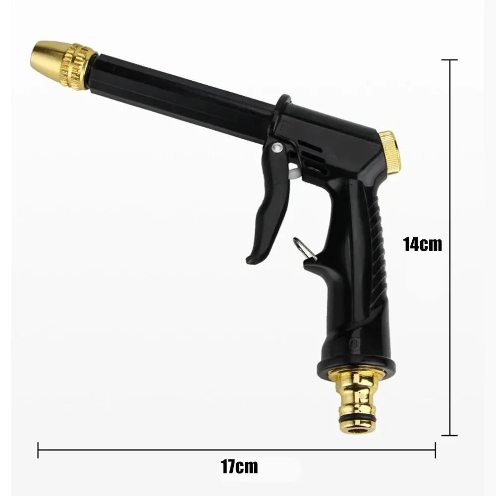 Powerful & durable high-pressure water gun, perfect for tough outdoor cleaning tasks on cars, patios & gardens.
